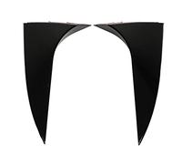 Spoiler côté vitre arrière Spoiler Blossy Black Abs Paire Droite Gauche pour Focus Hatchback 2015 2016 2017 2018 Amélioration de la stabilité réduit la résistance au Vent.