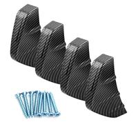 Spoiler Couvercle Coffre Arrière pour A-UDI A1 A2 A3 8p 8v 8l A4 B6 B7 B8 B9 A5 A6 C5 C6 C7 A7 A8 Q2 Q3 Q4 Q5 Q7 Becquet De Pare-Choc Arrière De Voiture Diffuseur Modifié (Color : Carbon fibe Black)