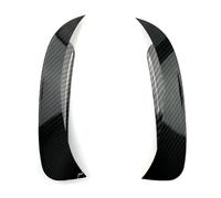 Spoiler d'Aile Arrière Garniture Ventilation latérale Pare-Chocs arrière pour Mercedes pour Benz LA X156 GLA180 GLA200 GLA260 GLA45 becquet Coffre Noir(Look de Carbone)