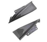 Spoiler d'angle Latéral Inférieur Pare-Chocs Arrière pour Ford pour Mustang S650 GT Ecoboost 2024-2025, Style RTR, Diffuseur/séparateur Protection Becquet Latéral Voiture(Carbon Style)