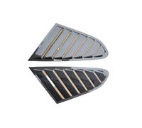 Spoiler de Course A5 4 Portes pour berline 2008-2015 fenêtre latérale de Voiture Air pour évent pour Garnitures décoration d'admission Accessoires(Carbon Texture)