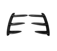 Spoiler de Course pour Mercedes pour Benz W176 A200 A250 A260 A45 pour AMG Gauche Droite Pare-Chocs pour Arrière Côté pour Vent Canards Inserts(Noir)