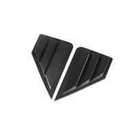 Spoiler de Course pour Toyota pour CHR pour CHR 2016-2021 2 pièces Panneau de volet de Lunette pour arrière côté pour Garniture Couvercle d'aération Accessoires(Carbon Texture)