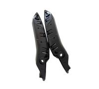 Spoiler de Pare-Chocs Avant de Voiture Support Barre de Pare-Chocs pour Avant Gauche + Droite ABS Noir, 2 pièces, pour Tesla modèle Y 2020 2021 2022