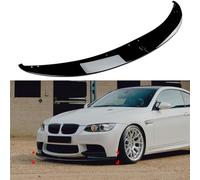 Spoiler de Pare-Chocs Avant pour BMW 3 Series M3 E90 E91 E92 E93 2006 2007 2008 2009 2010 2011 2012 2013, Spoiler Séparateur Diffuseur Extérieur Accessoires Protection du Corps,- Black
