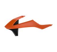 Spoiler de radiateur latéral POLISPORT couleur d'origine 16 orange/noir adaptable sur KTM