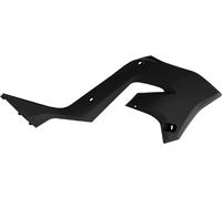 Spoiler de radiateur latéral POLISPORT noir adaptable sur Kawasaki KX125/250