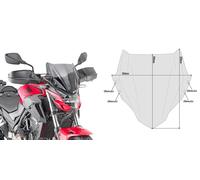 GIVI SPOILER FUMÈ HONDA CB500F 2019