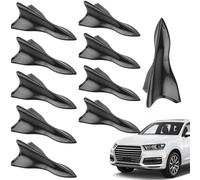 Spoiler de voiture Kit de modification de toit avec diffuseur squalos 10 pièces | Diffuseur d'aileron de requin, accessoire aileron de requin, spoiler pinnas squalos, ailettes spoilers SUV, voiture
