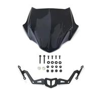 Spoiler d'extension Accessoires Moto Becquet De Pare-Brise pour MT-03 MT03 MT25 MT-25 2020-2024(Noir)