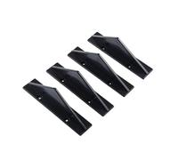 Spoiler Diffuseur Chocs Arrière Aileron Arrière Lot De 4 Becquets Arrière Triangulaires Diffuseur Pare-Chocs Arrière Anti-Collision, Becquet Châssis Automobile Automobiles(B)