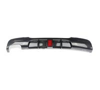 Spoiler Diffuseur Chocs Arrière Aileron Arrière pour BMW Série 3 E90 E91 pour M-Tech 2005-2012 Diffuseur Arrière Peint en Carbone avec Éclairage LED