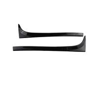 Spoiler latéral 2 pièces/Ensemble de Garniture de Couvercle de lèvre d'aile de becquet latéral de fenêtre pour arrière pour VW pour Golf(Carbon Texture)