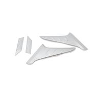 Spoiler latéral de décoration de Garniture de Couverture d'aile de becquet latéral de Lunette pour arrière de Voiture pour Hyundai pour Kona(Chrome)