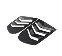 Spoiler Latéral De Voiture Autocollant décoratif pour vitres latérales pour arrière de Voiture pour VW pour Scirocco 2009 2010 2011 2012 2013 2014 2015 2016 2017 2018(Glossy Black)