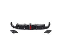 Spoiler latéral de Voiture pour VW pour Golf MK6 GTI 2008-2013 Diffuseur pour arrière Voiture Kit carrosserie aileron de Pare-Chocs pour séparateur en Plastique(Type M Gloss Black)