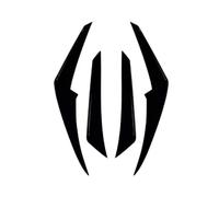 Spoiler Latéral Déflecteurs Vent Latéraux pour Pare Chocs Avant Voiture Accessoires De Tuning Compatible avec Série 1 F70 Série 2 F74 M 2024-2025(Glossy Black)