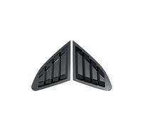 Spoiler Latéral Fenêtre Pour Chevy Pour Malibu Pour XL 2016 2017 2018 2019 2020 2021 2022 Stores Triangulaires Fenêtre Arrière Adaptés Patch Branchies Requin Becquets Arrière(Brilliant black)