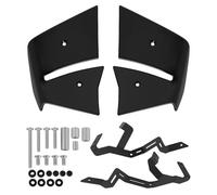 Spoiler Latéral Moto, Aileron Carénage Aérodynamique À Force D'appui Nue Pour Z650 2020 - 2025(Glossy Black)