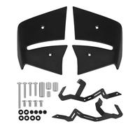 Spoiler Latéral Moto, Aileron Carénage Aérodynamique À Force D'appui Nue Pour Z650 2020 - 2025(Noir)