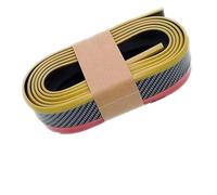 Spoiler Latéral Voiture Lèvre De Parechoc Avant Universelle Voiture Bande Protection en Caoutchouc Fiber Carbone Jupe Latérale Antirayures(D g)