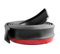 Spoiler Latéral Voiture Lèvre De Parechoc Avant Voiture Bande Protection Universelle en Caoutchouc Jupe Latérale Corps Séparation Becquet(2.5m Black)