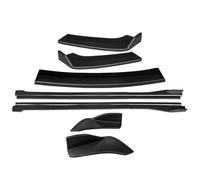 Spoiler Latéral Voiture pour BMW Série 2 F22 F23 218i 220i 2014 - 2019 Kit De Séparation Pare-Choc Avant Voiture Jupes Latérales Becquet(Matte Black)