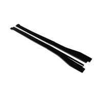 Spoiler Latéral Voiture pour Peugeot 408 2010 2012 2013 Extensions De Jupes Latérales Noires Brillantes Séparateurs Lèvre Porte Pare-Chocs Winglet(Gloss Black)