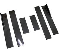 Spoiler Latéral Voiture pour Seat pour Leon FR 5F MK1 MK2 MK3 MK4, Tablier Séparateur, Jupe Latérale De 2M Kit D'extension Universel(Carbon Look)