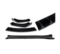 Spoiler Latéral Voiture pour TT 2004 - 2019, Protection du Becquet Menton, Jupes Latérales, Diffuseur Arrière Kit De Lèvre Pare-Choc Avant Voiture(Gloss Black)
