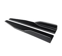 Spoiler Latéral Voiture pour VW pour Golf pour Mk7 7.5 2014-2019 Jupe Latérale Pare-Chocs Diffuseur Becquet Tabliers Ailes Extensions 75 Cm(Carbon Look)