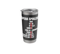 Spoiler Opéra Tosca She Dies Latraviata Madame Butterflies Gobelet isotherme en acier inoxydable double paroi