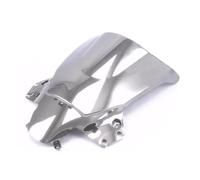 Spoiler Pare-Brise Pare-brise À Double Bulle Moto Pour CBR250R 250R 2011-2013 Déflecteur Pare-brise Carénage Visière Windshield Visor Deflector(Silver)