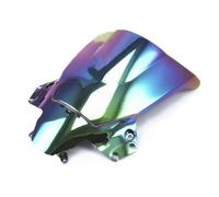 Spoiler Pare-Brise Pare-brise À Double Bulle Moto Pour CBR250R 250R 2011-2013 Déflecteur Pare-brise Carénage Visière Windshield Visor Deflector(Iridium)