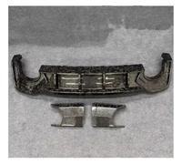 Spoiler Pare-Choc Avant Kit Carrosserie Complet en Fibre De Carbone Forgée Pare-Chocs Avant Diffuseur Coffre Arrière Becquet Jupe Latérale pour RS6 C8 2019-2024 Avant Lèvre Spoiler(Rear Diffuser)