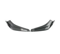 Spoiler Pare-Choc Avant Paire Becquets Pare-Chocs Avant Ailerons Latéraux Noir Brillant pour Lexus IS300 IS350 IS500 F Sport 2021 2022 2023 2024(Style Fibre de Carbone)