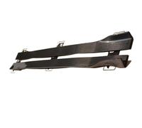Spoiler Pare-Choc Avant pour Benz W205 Coupé C200 C260 C300 C63 2015-2020 2021 2022 2023 Kit Jupes Latérales Fibre Carbone Véritable Et ABS Noir(Real Carbon Fiber)