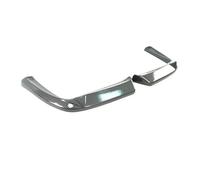 Spoiler Pare-Choc Avant pour Chevrolet pour Corvette pour C5 1997-2004 Coin Pare-Chocs Arrière Kit Carrosserie Noir Brillant Plastique Une Paire Séparateurs Latéraux Arrière(Carbon Fiber Print)