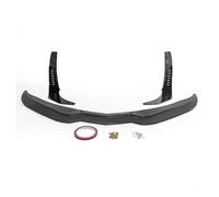 Spoiler Pare-Choc Avant pour Corvette C7 Z06 2014 2015 2016 2017 2018 2019 Séparateur Lèvre Avant + Ailes Latérales Noir Brillant/Fibre Carbone Noire Accessoires Voiture(Carbon Fiber Black)