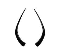 Spoiler Pare-Choc Latéral Aileron Canard Entrée d'air Garniture Phare Antibrouillard pour Mercedes pour Benz CLA C118 W118 CLA200 260 Spoiler Avant Kit (Color : Front Black)