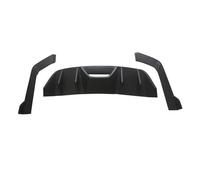 Spoiler Pare Choc pour Ford pour Mustang 2015-2017 Aspect Carbone Noir Brillant Diffuseur Pare Chocs Arrière Style HN Et Séparateur Tablier Angle Extension Angle Lèvre Pare Choc Avant(Glossy Black)