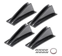 Spoiler pare-chocs arrière 15 x 5,5 x 4,5 cm - Kit diffuseur aileron de requin | modifié pour voiture Spoiler arrière triangulaire pour améliorer l'aérodynamique