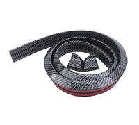 Spoiler Posteriori Auto 1.5M 5D Fiber De Carbone Spoilers Car-Styling Coffre Arrière Spoiler DIY Refit Spoiler Universel Aile Spoiler Car Styling en Caoutchouc Pare-Chocs(Carbon Fiber Grain)