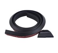 Spoiler Posteriori Auto 1.5M 5D Fiber De Carbone Spoilers Car-Styling Coffre Arrière Spoiler DIY Refit Spoiler Universel Aile Spoiler Car Styling en Caoutchouc Pare-Chocs(Black Matte)