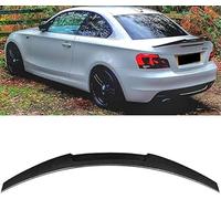 Spoiler pour Bmw 1 Series 1m Coupe E82 120d 135i 2007-2013 avant pare-chocs spoiler lèvre en fibre de carbone look voiture inférieur kit de carrosserie Splitter de garde lame Partie de la voiture