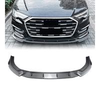 Spoiler Séparateur Diffuseur Becquets De Pare-Chocs Avant pour Audi A6 C8 Sline 2018-2025 2019,Séparateur de Lèvre Avant de Véhicule,B/Carbon Fiber Look