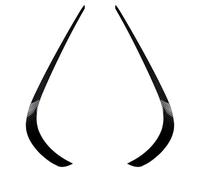 Spoiler Séparateur Diffuseur pour Benz pour Classe E W212 2013-2015 Facelift AMG Becquet De Pare-Chocs Avant Couvercle De Calandre Noir Brillant Aspect Carbone(Look de Carbone)