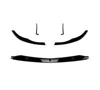Spoiler Séparateur pour Benz Classe C W205 C205 S205 C63 C63s pour AMG 2015-2022 Coupé Corps Becquet Diffuseur Lèvre Pare-Chocs Avant Voiture Noir Brillant Spoiler Avant(Glossy Black)