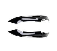Spoiler Séparateur pour BMW F32 F33 F36 Série 4 2014-2020 2 Pièces Séparateurs Becquet Lèvre Pare-Chocs Avant Spoiler Avant(Gloss Black)