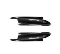 Spoiler Séparateur pour BMW Série 3 E90 E91 E92 E93 pour M3 2006 2007-2013 Noir Brillant Voiture Avant Côté Spoiler Lèvre Couverture Séparateur Garniture Protecteur Spoiler Avant(Noir Carbone)